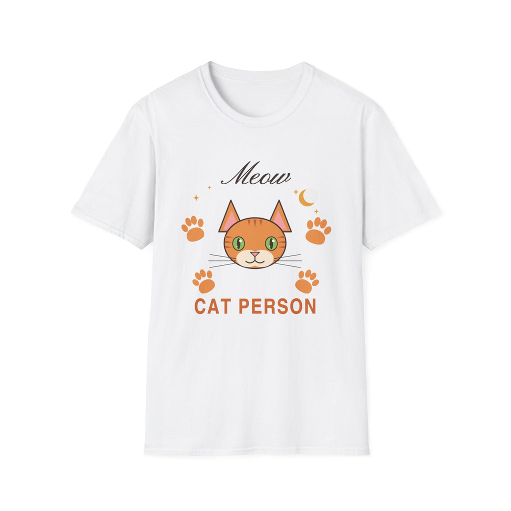 Cat Person T-Shirt - Meow Gift for Cat Lovers