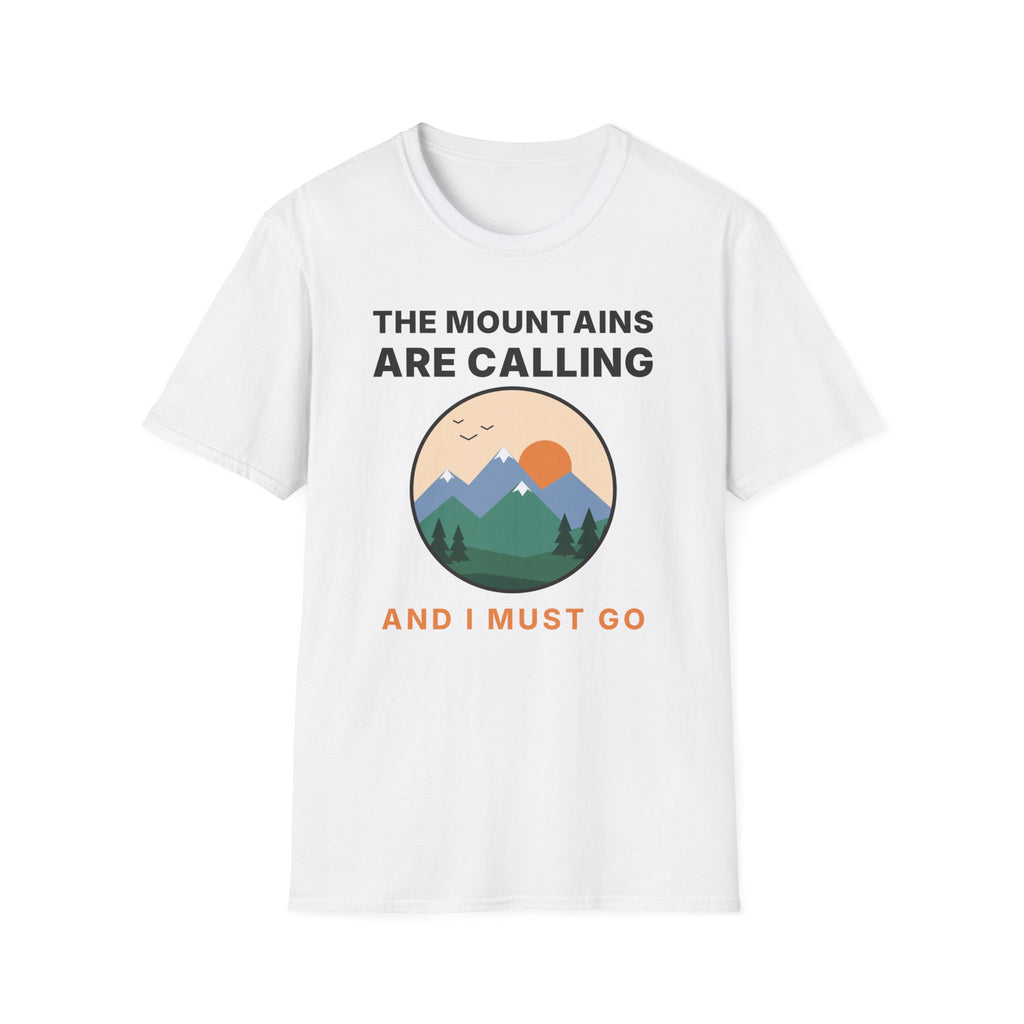 The Mountains Are Calling T-Shirt | Hiking Gift Tee for Nature Lovers