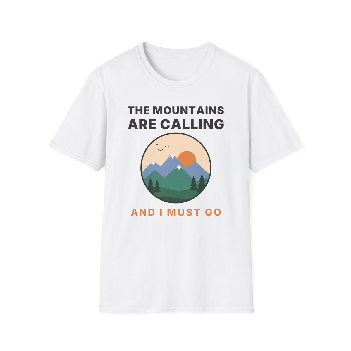 The Mountains Are Calling T-Shirt | Hiking Gift Tee for Nature Lovers