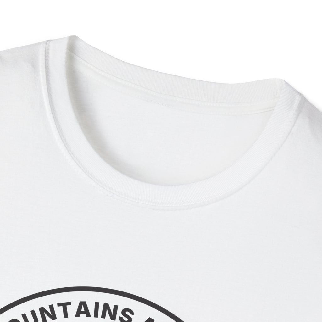 Mountain Badge T-Shirt | And I Must Go Hiking Tee for Nature Lovers