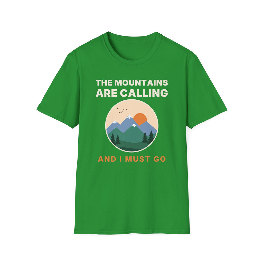 The Mountains Are Calling T-Shirt | Hiking Gift Tee for Nature Lovers