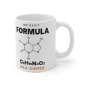 C8H10N4O2 Caffeine Molecule Mug | Funny Science Coffee Mug