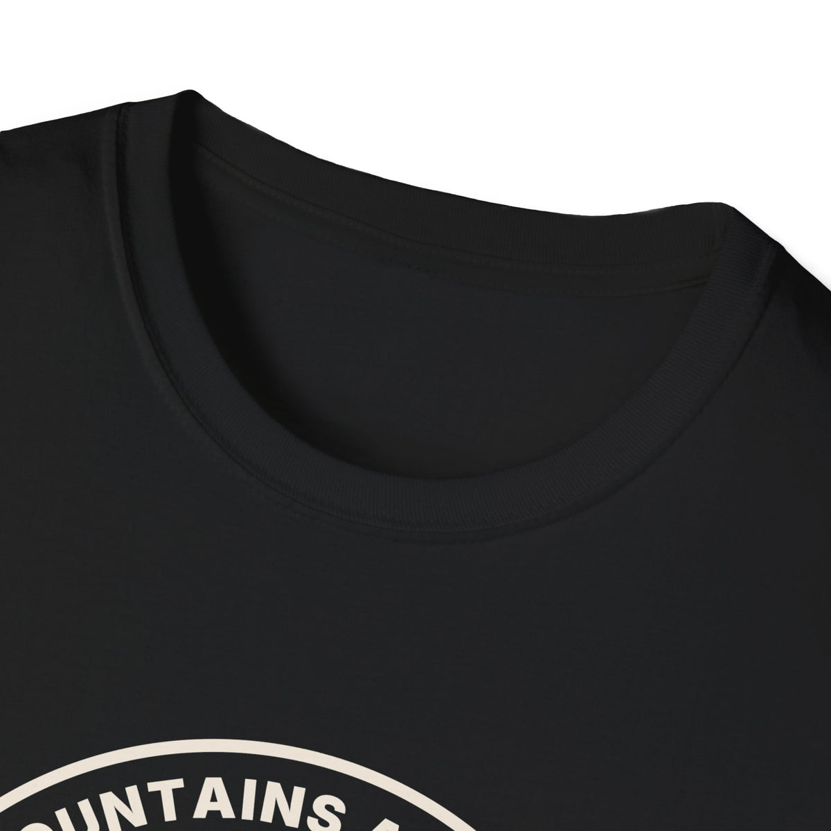 Mountain Badge T-Shirt | And I Must Go Hiking Tee for Nature Lovers