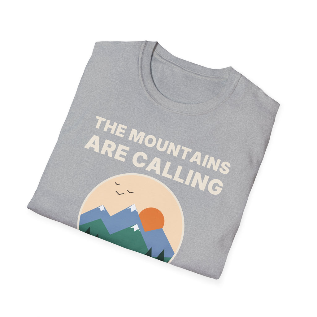 The Mountains Are Calling T-Shirt | Hiking Gift Tee for Nature Lovers