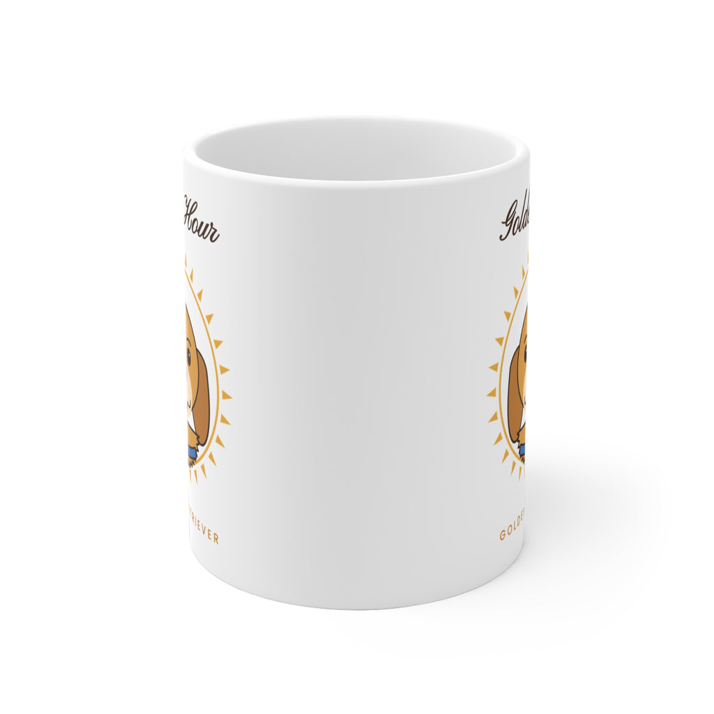 Golden Retriever Mug - Golden Hour Ceramic Coffee Cup Gift for Dog Lovers