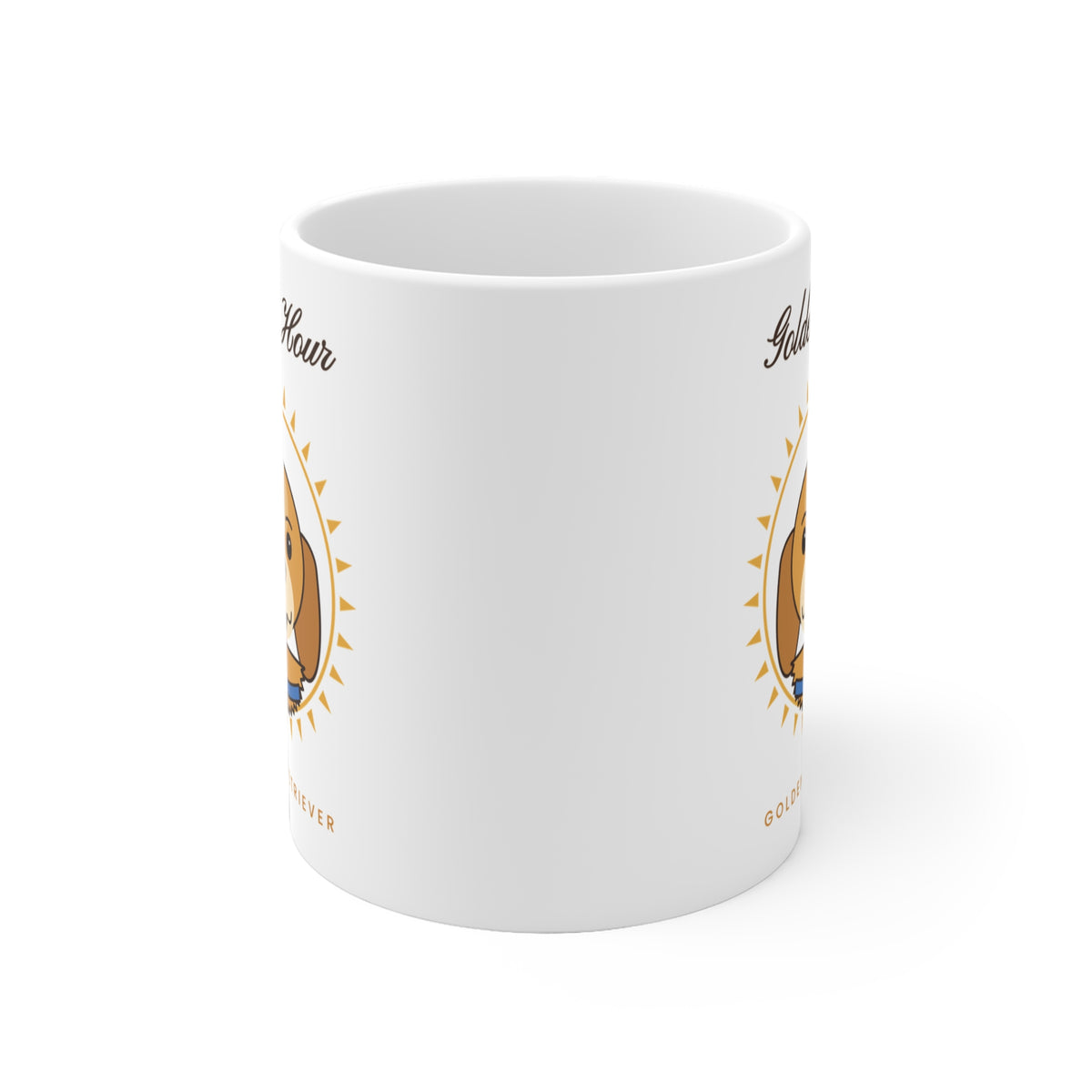 Golden Retriever Mug - Golden Hour Ceramic Coffee Cup Gift for Dog Lovers