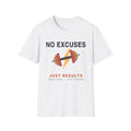 No Excuses Gym T-Shirt - Funny Workout Gift for Gym Lovers