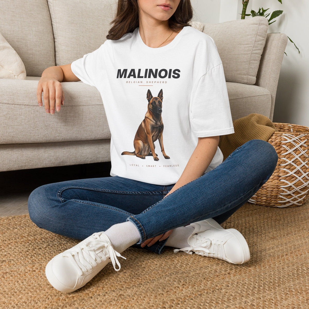 Belgian Malinois T-Shirt - Loyal Smart Fearless Gift for Malinois Lovers