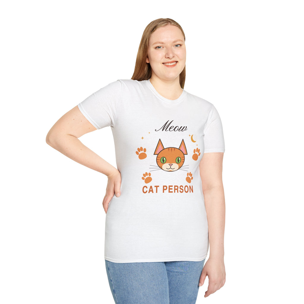 Cat Person T-Shirt - Meow Gift for Cat Lovers