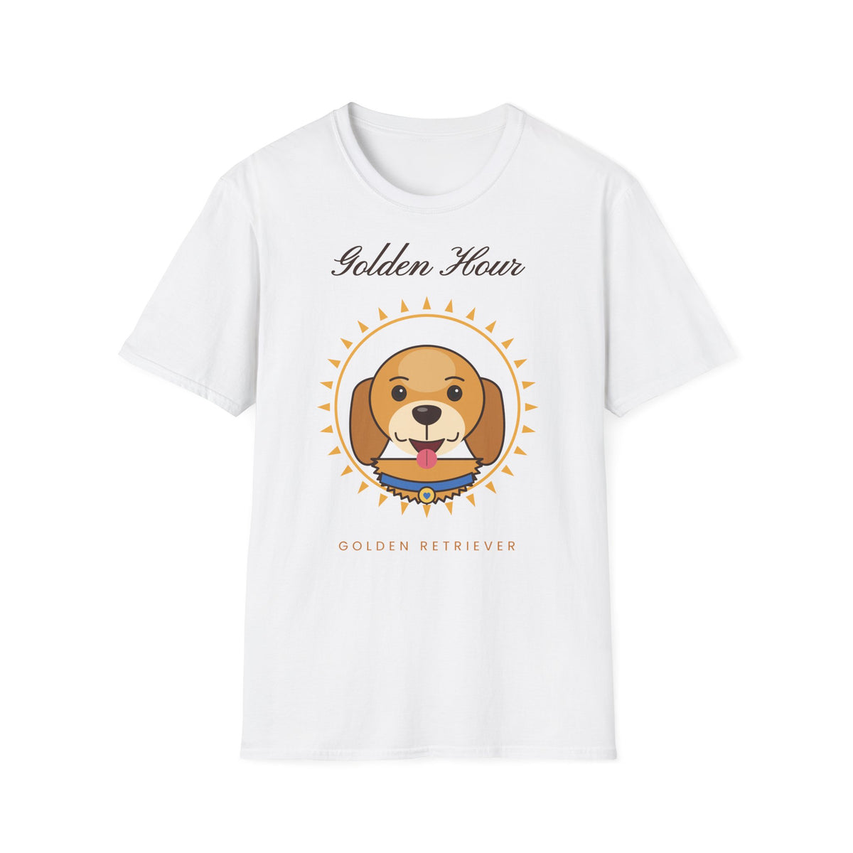 Golden Retriever T-Shirt - Golden Hour Gift for Dog Lovers