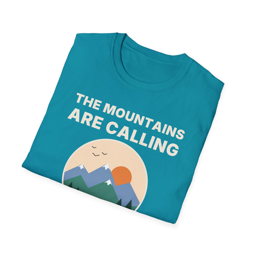 The Mountains Are Calling T-Shirt | Hiking Gift Tee for Nature Lovers