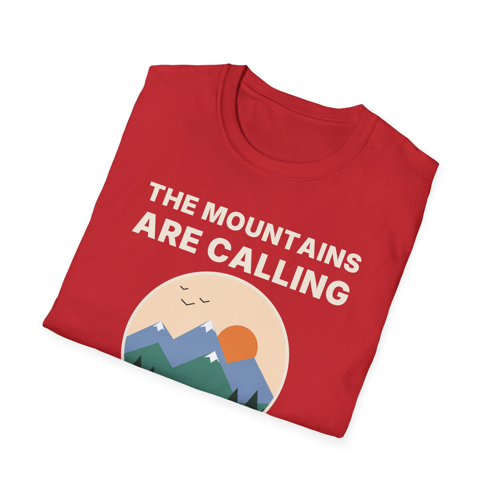 The Mountains Are Calling T-Shirt | Hiking Gift Tee for Nature Lovers