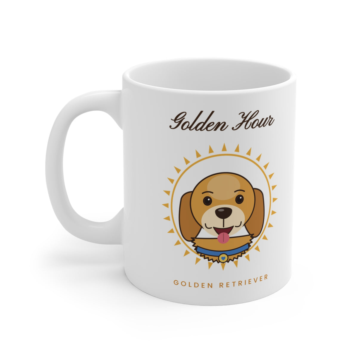 Golden Retriever Mug - Golden Hour Ceramic Coffee Cup Gift for Dog Lovers