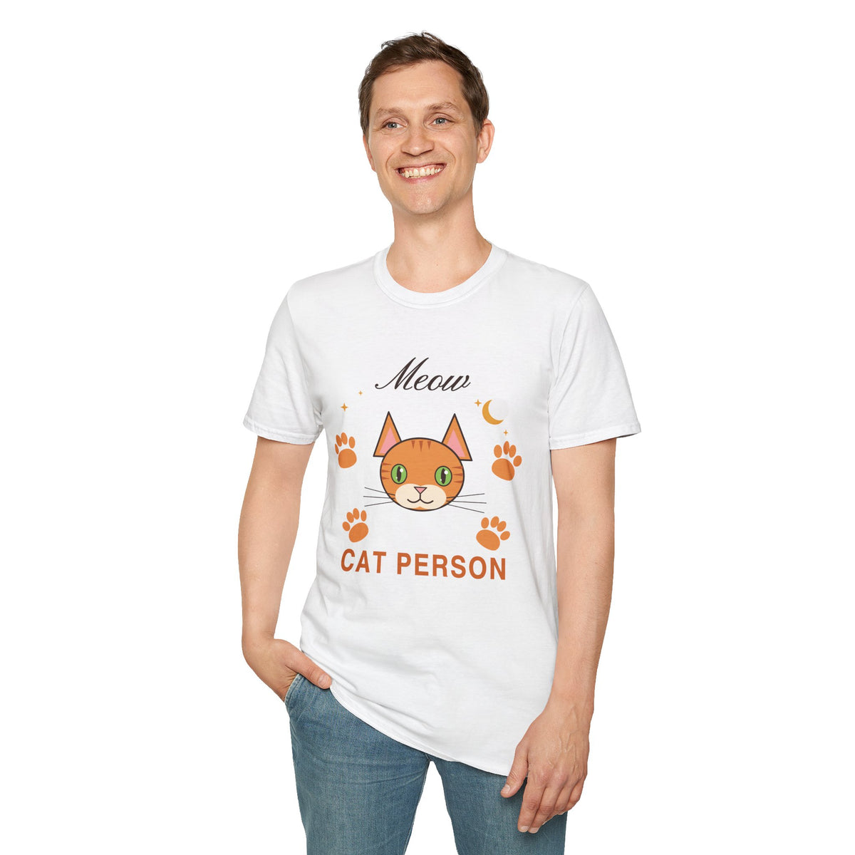 Cat Person T-Shirt - Meow Gift for Cat Lovers