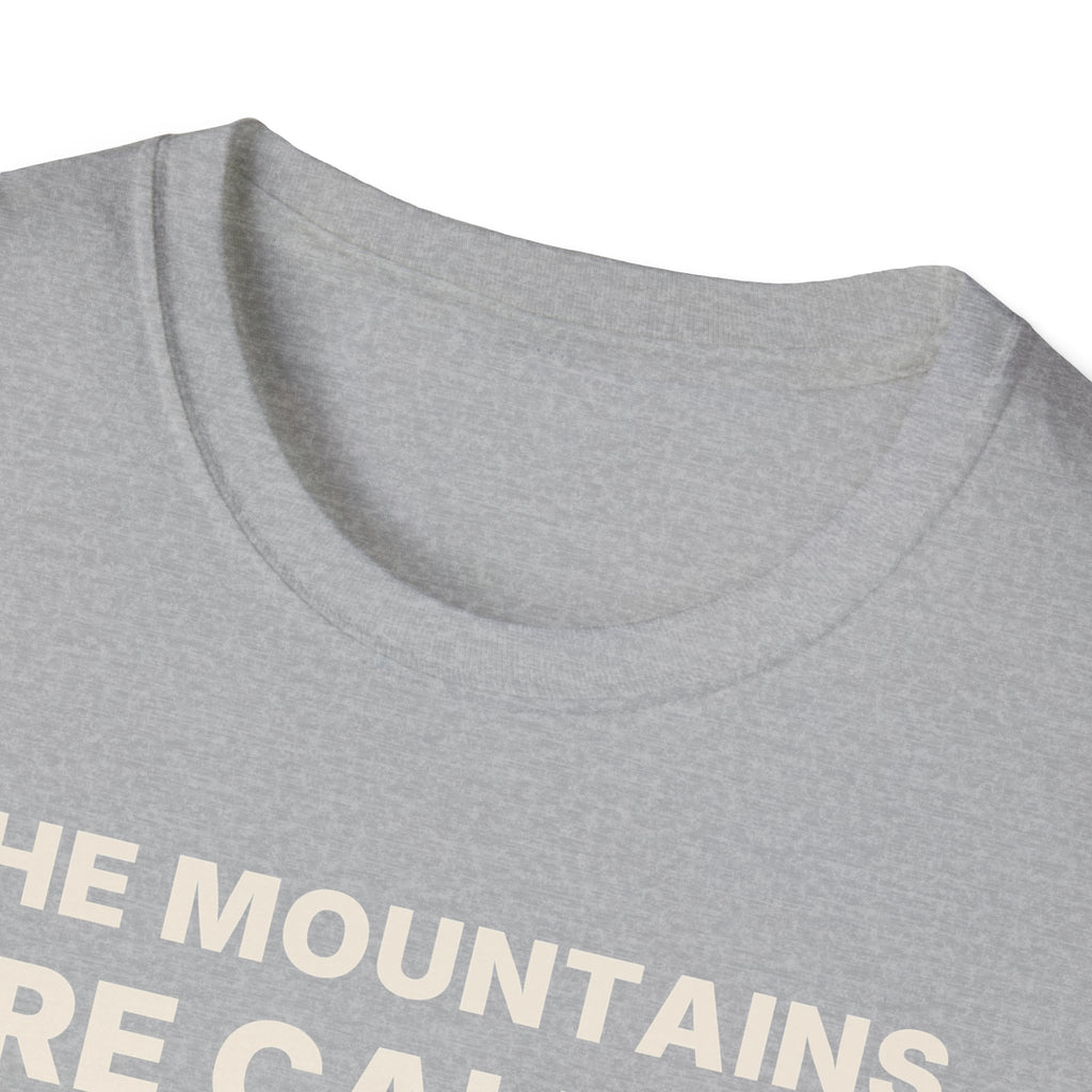 The Mountains Are Calling T-Shirt | Hiking Gift Tee for Nature Lovers