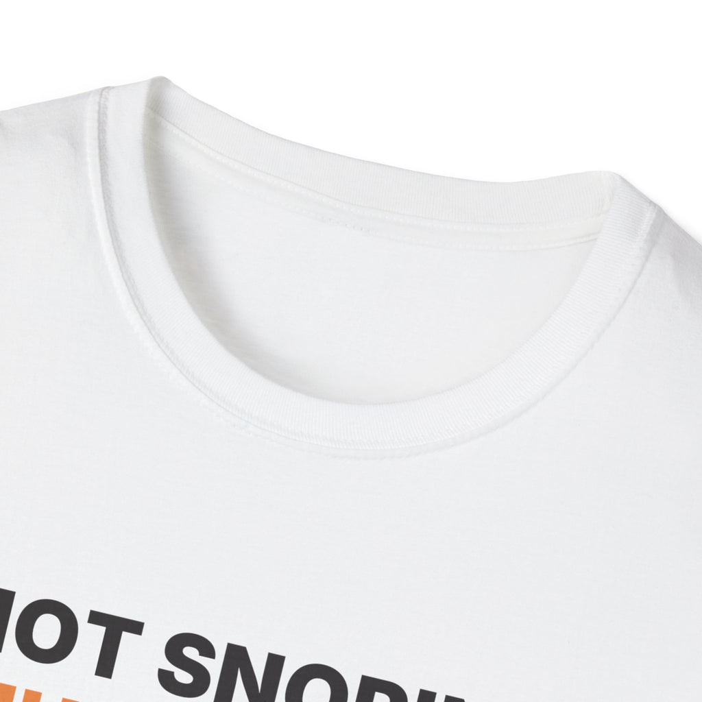 Not Snoring Just Idling Tee | Funny Motorcycle T-Shirt for Bikers
