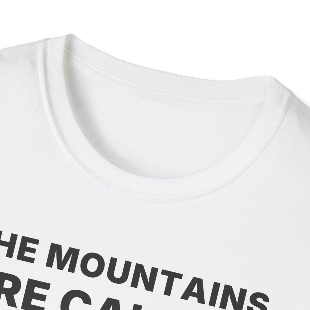 The Mountains Are Calling T-Shirt | Hiking Gift Tee for Nature Lovers