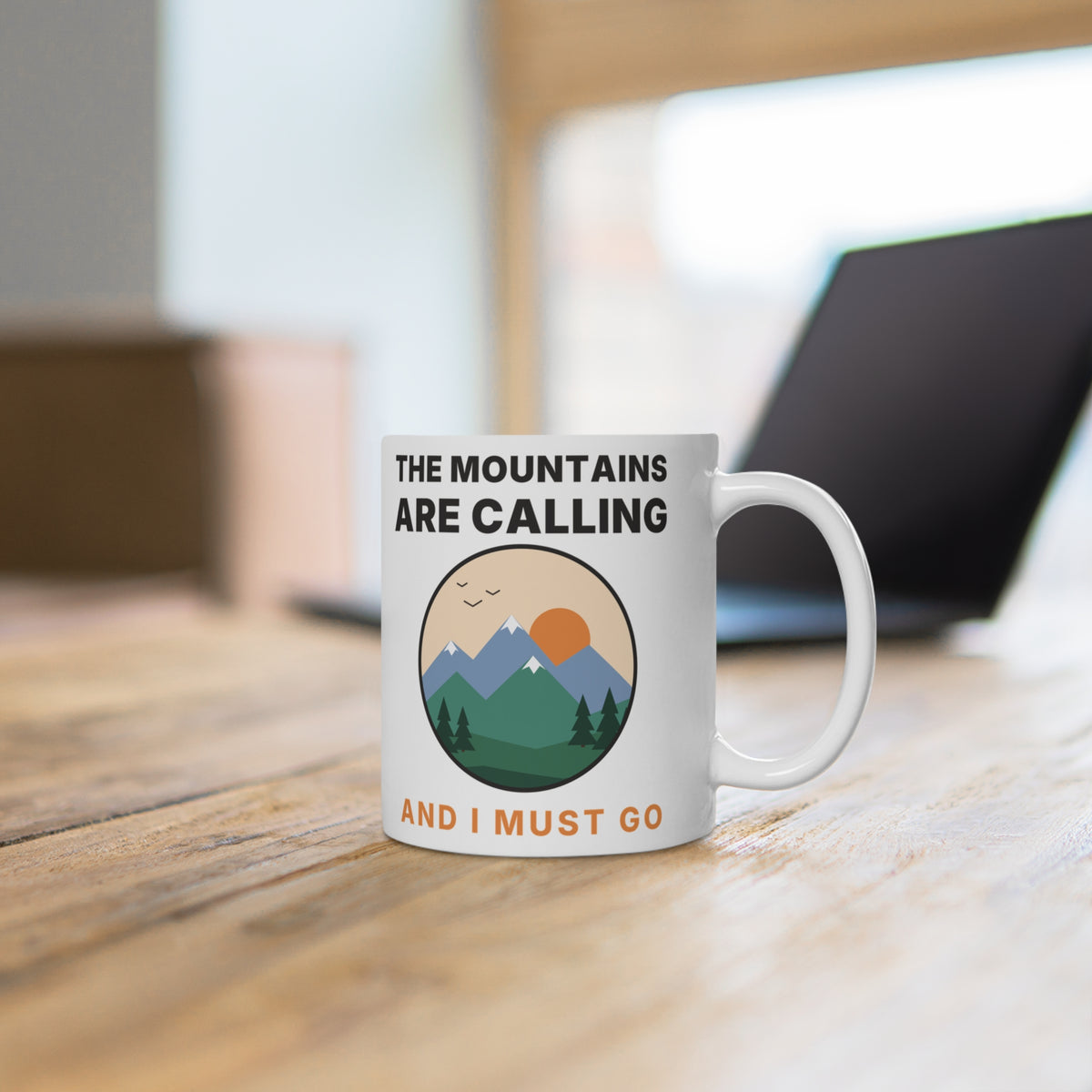 The Mountains Are Calling Mug | Hiking Gift Coffee Mug for Nature Lovers
