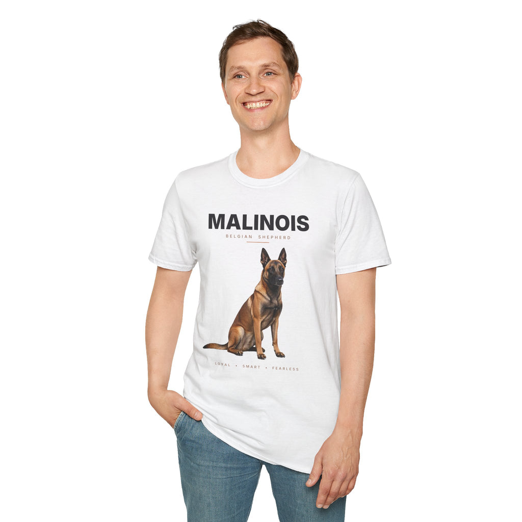 Belgian Malinois T-Shirt - Loyal Smart Fearless Gift for Malinois Lovers