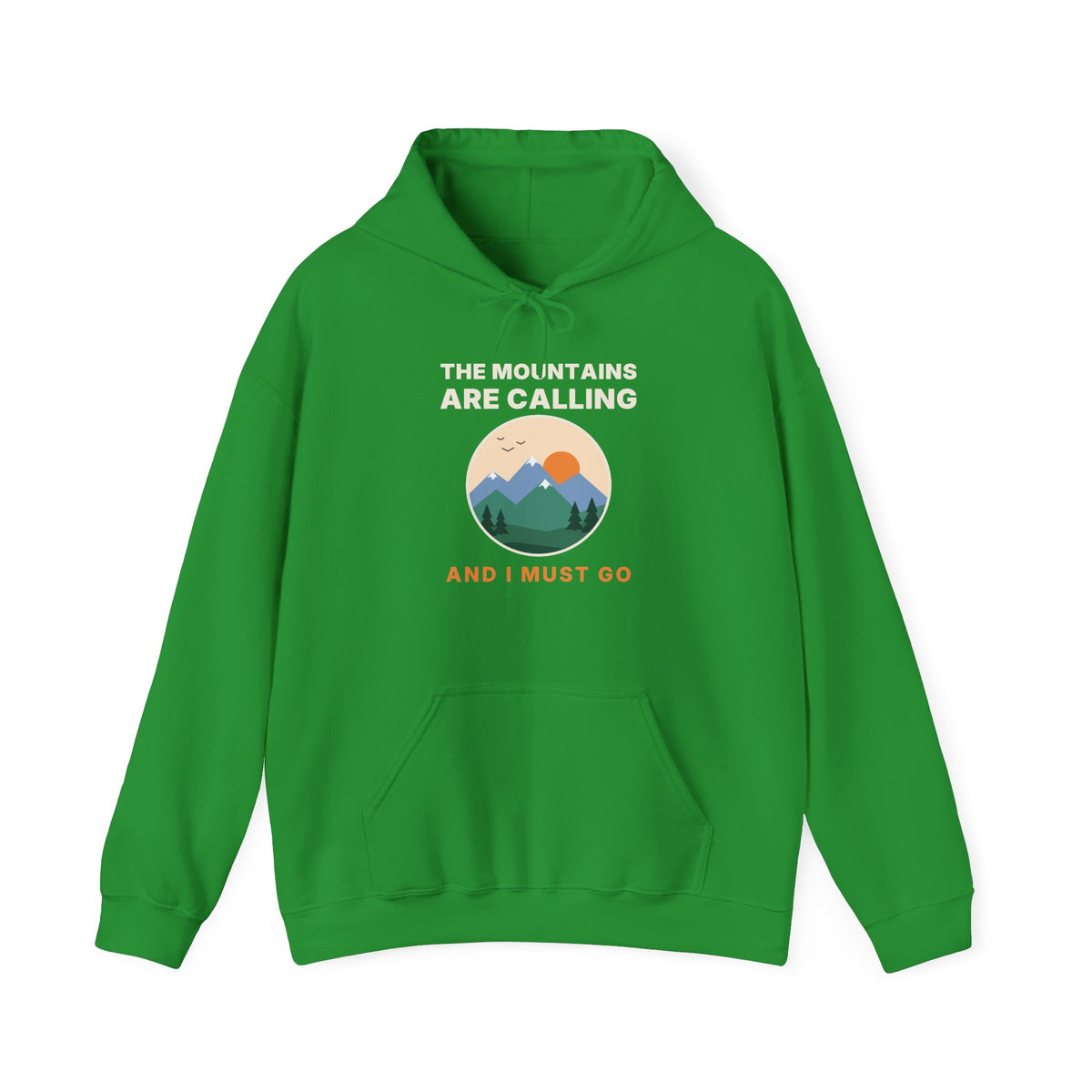 The Mountains Are Calling Hoodie | Hiking Gift Hooded Sweatshirt for Nature Lovers