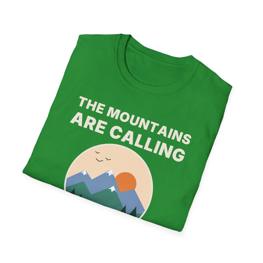 The Mountains Are Calling T-Shirt | Hiking Gift Tee for Nature Lovers