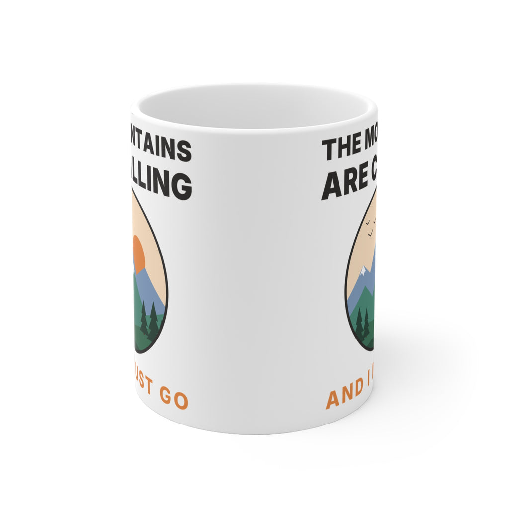 The Mountains Are Calling Mug | Hiking Gift Coffee Mug for Nature Lovers